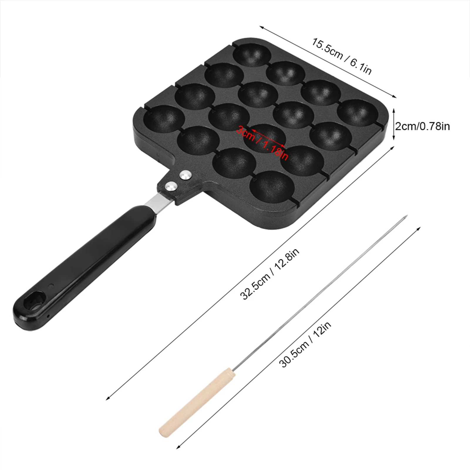 Non Stick Takoyaki Grill Pan P - đánh giá và giá Takoyaki Grill Plate