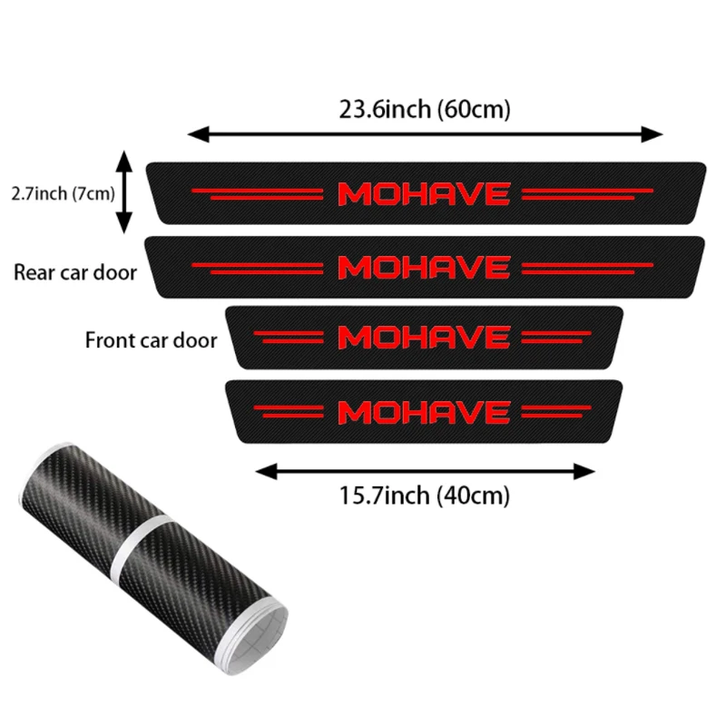 Car Door Sill Protector Plate  - đánh giá và giá Crepe Pan Carbon