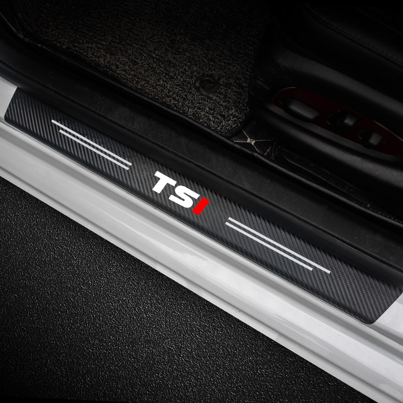Car Door Sill Plate Protector  - đánh giá và giá Crepe Pan Carbon
